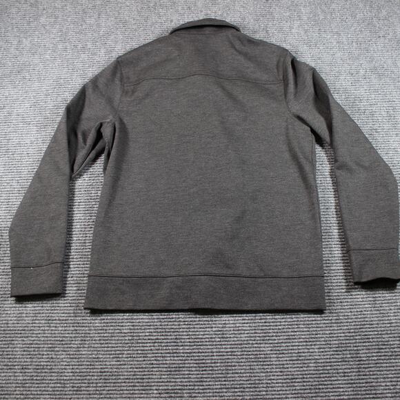 Marc Anthony Jacket Mens Small Gray Knit Trucker Slim Fit Button Front - Picture 4 of 7